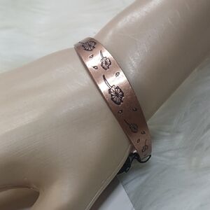Paparazzi Copper Floral Bracelet